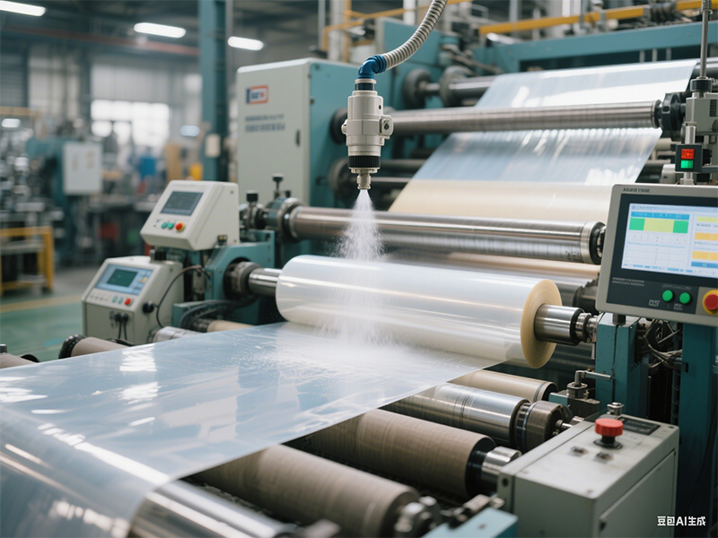 PET 필름에서 항 여류 분해 제의 적용